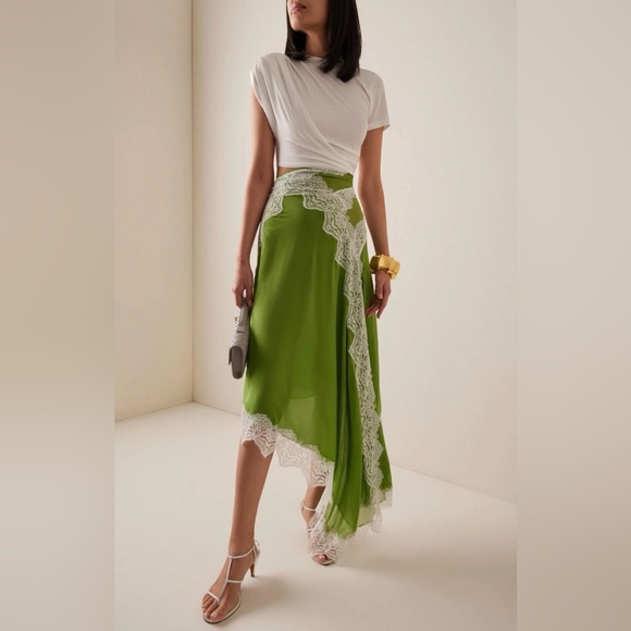 Christopher Esber Dresses & Skirts - NWT Christopher Esber Verve Twisted Tee Dress with lace detail - size 6